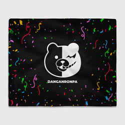 Плед флисовый Danganronpa конфети, цвет: 3D-велсофт