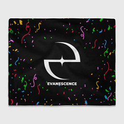 Плед флисовый Evanescence конфети, цвет: 3D-велсофт