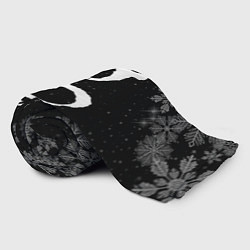 Плед флисовый Снежный Garbage, цвет: 3D-велсофт — фото 2