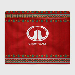 Плед флисовый Great Wall new year, цвет: 3D-велсофт