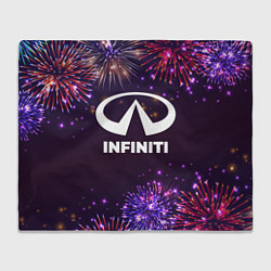 Плед флисовый Праздничный Infiniti, цвет: 3D-велсофт