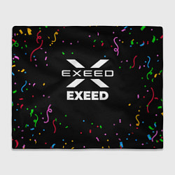 Плед флисовый Exeed конфети, цвет: 3D-велсофт