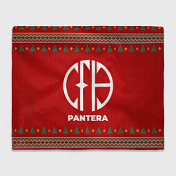 Плед флисовый Pantera new year, цвет: 3D-велсофт