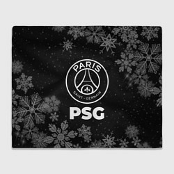 Плед флисовый Снежный PSG, цвет: 3D-велсофт