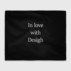 Плед флисовый In love with Design, цвет: 3D-велсофт