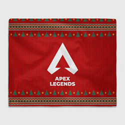 Плед флисовый Apex Legends new year, цвет: 3D-велсофт