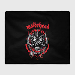 Плед флисовый Motorhead skull, цвет: 3D-велсофт