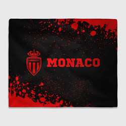 Плед флисовый Monaco - red gradient по-горизонтали, цвет: 3D-велсофт