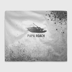 Плед флисовый Papa Roach - white gradient, цвет: 3D-велсофт