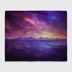 Плед флисовый Волшебная галактика, цвет: 3D-велсофт