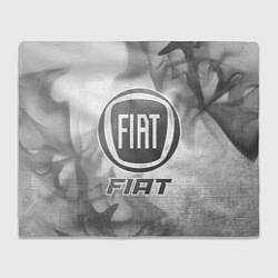 Плед флисовый Fiat - white gradient, цвет: 3D-велсофт