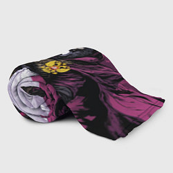 Плед флисовый Волк с золотым гербом РФ, цвет: 3D-велсофт — фото 2