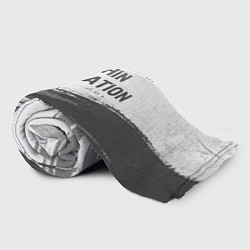 Плед флисовый Within Temptation - white gradient посередине, цвет: 3D-велсофт — фото 2