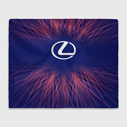 Плед флисовый Lexus red energy, цвет: 3D-велсофт