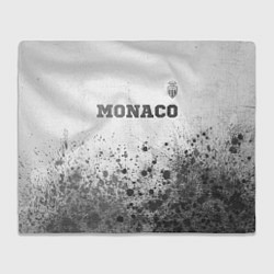 Плед флисовый Monaco - white gradient посередине, цвет: 3D-велсофт