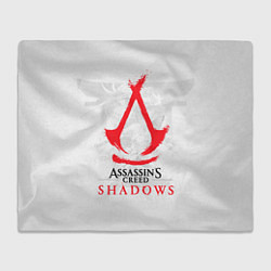 Плед флисовый Assassins Creed Shadows - samurai, цвет: 3D-велсофт
