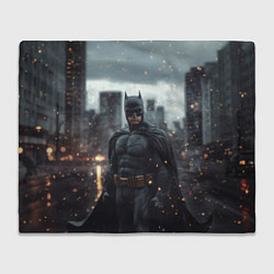 Плед флисовый Бэтмен в искрах, цвет: 3D-велсофт