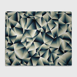 Плед флисовый Осколки льда, цвет: 3D-велсофт