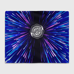 Плед флисовый Chrysler neon energy, цвет: 3D-велсофт