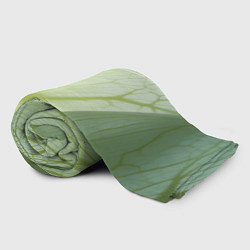 Плед флисовый Макро съемка листа, цвет: 3D-велсофт — фото 2