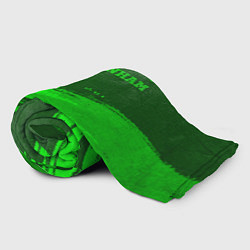 Плед флисовый Tottenham - green gradient посередине, цвет: 3D-велсофт — фото 2