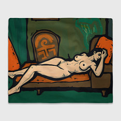 Плед флисовый Обнаженная натура, цвет: 3D-велсофт