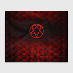 Плед флисовый HIM red poly, цвет: 3D-велсофт