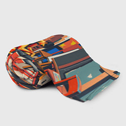 Плед флисовый Художник в мастерской, цвет: 3D-велсофт — фото 2