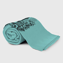 Плед флисовый Маяк и розы, цвет: 3D-велсофт — фото 2