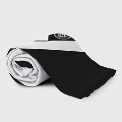 Плед флисовый Манчестер Юнайтед геометрия, цвет: 3D-велсофт — фото 2