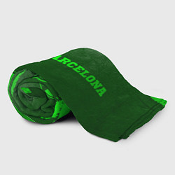 Плед флисовый Barcelona - green gradient по-горизонтали, цвет: 3D-велсофт — фото 2