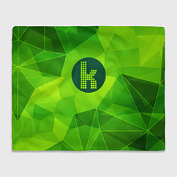 Плед флисовый The Killers green poly, цвет: 3D-велсофт