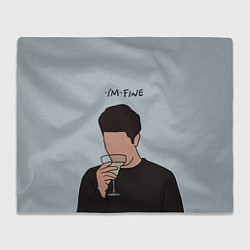 Плед флисовый Ross - im fine, цвет: 3D-велсофт