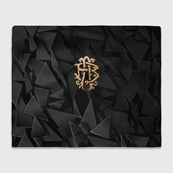 Плед флисовый Nickelback golden poly, цвет: 3D-велсофт