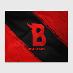 Плед флисовый Beastars - red gradient, цвет: 3D-велсофт