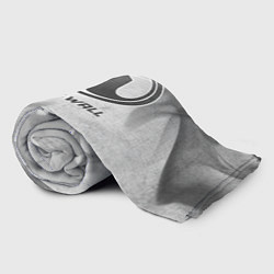 Плед флисовый Great Wall - white gradient, цвет: 3D-велсофт — фото 2