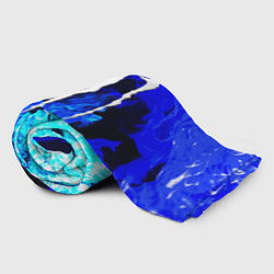 Плед флисовый Monster energy синий дым, цвет: 3D-велсофт — фото 2