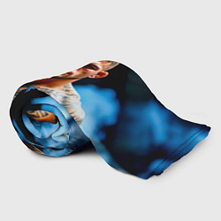 Плед флисовый Дастин Порье в дыму, цвет: 3D-велсофт — фото 2