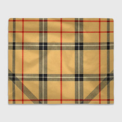 Плед флисовый Классическая клеточка, цвет: 3D-велсофт