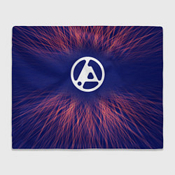 Плед флисовый Linkin Park 2024 red energy, цвет: 3D-велсофт