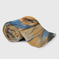 Плед флисовый Китана портрет, цвет: 3D-велсофт — фото 2