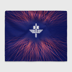 Плед флисовый Manowar red energy, цвет: 3D-велсофт