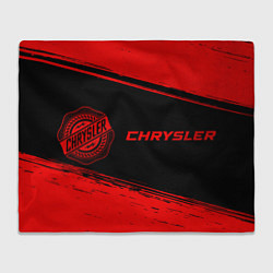 Плед флисовый Chrysler - red gradient по-горизонтали, цвет: 3D-велсофт
