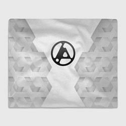 Плед флисовый Linkin Park 2024 white poly, цвет: 3D-велсофт
