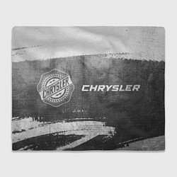 Плед флисовый Chrysler - grey gradient по-горизонтали, цвет: 3D-велсофт