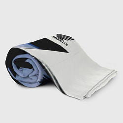 Плед флисовый Honda логотип, цвет: 3D-велсофт — фото 2