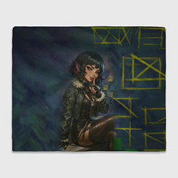 Плед флисовый Джейн Доу из ззз, цвет: 3D-велсофт