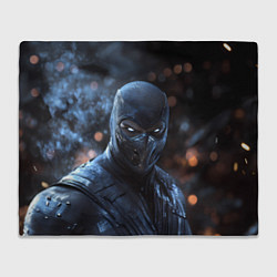 Плед флисовый Mortal Kombat Noob Saibot, цвет: 3D-велсофт