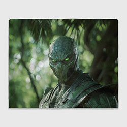 Плед флисовый Рептилия Мортал комбат, цвет: 3D-велсофт