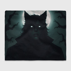 Плед флисовый Волчица, цвет: 3D-велсофт